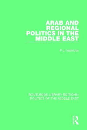 Arab and Regional Politics in the Middle East 1