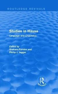 bokomslag Studies in Hausa