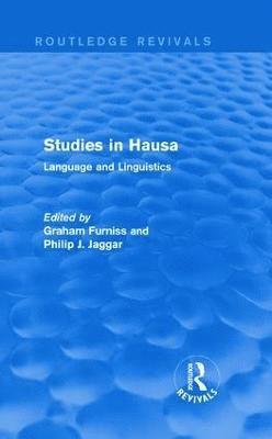 bokomslag Studies in Hausa