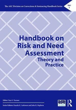 Faye Taxman - Handbook on Risk and Need Assessment, Inbunden