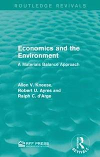 bokomslag Economics and the  Environment