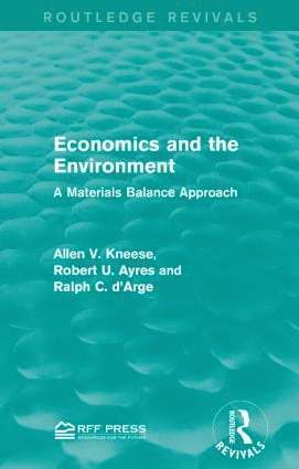 Economics and the  Environment 1