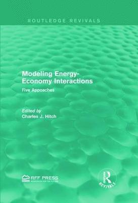 Modeling Energy-Economy Interactions 1