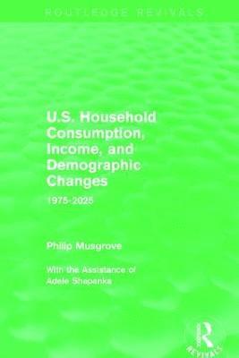 bokomslag U.S. Household Consumption, Income, and Demographic Changes