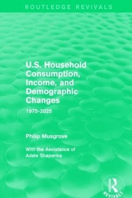 U.S. Household Consumption, Income, and Demographic Changes 1