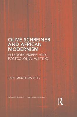 Olive Schreiner and African Modernism 1