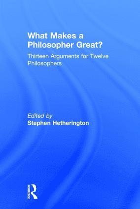 What Makes a Philosopher Great? 1