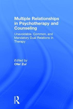 bokomslag Multiple Relationships in Psychotherapy and Counseling