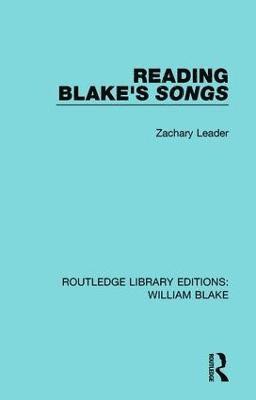 Reading Blake's Songs 1