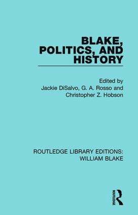Jackie DiSalvo, G. Rosso, Christopher Hobson - Blake, Politics, and History, Häftad