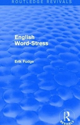 bokomslag English Word-Stress