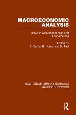 Macroeconomic Analysis 1