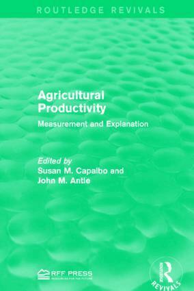 Susan M. Capalbo, John M. Antle - Agricultural Productivity, Inbunden