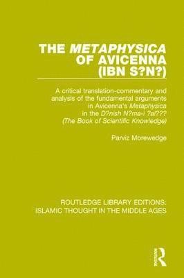 The 'Metaphysica' of Avicenna (ibn Sn) 1