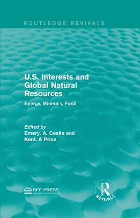 bokomslag U.S. Interests and Global Natural Resources