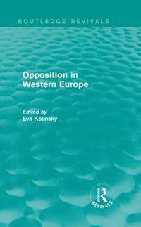 bokomslag Opposition in Western Europe