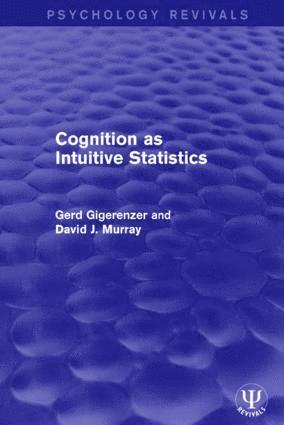 Cognition as Intuitive Statistics 1