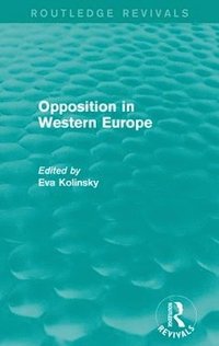 bokomslag Opposition in Western Europe