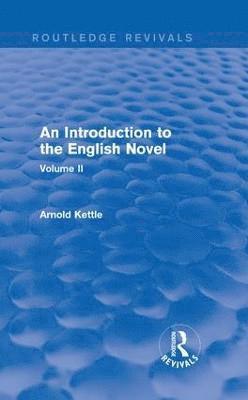 bokomslag An Introduction to the English Novel