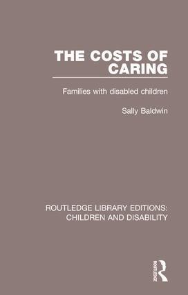 Sally Baldwin - Costs of Caring, Inbunden