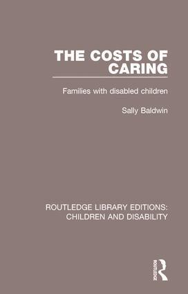Sally Baldwin - Costs of Caring, Häftad