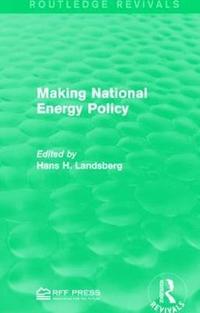 bokomslag Making National Energy Policy