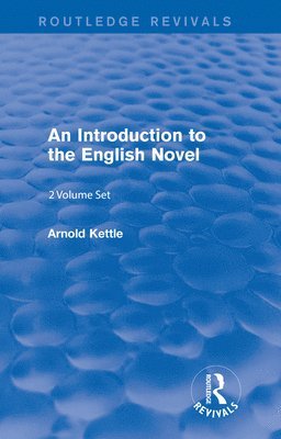 An Introduction to the English Novel (2 Vols) 1