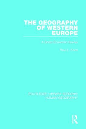 Paul L Knox - Geography of Western Europe, Häftad