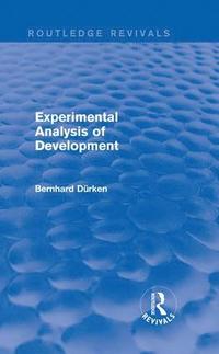 bokomslag Experimental Analysis of Development