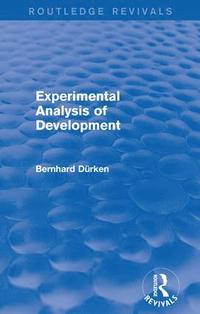 bokomslag Experimental Analysis of Development