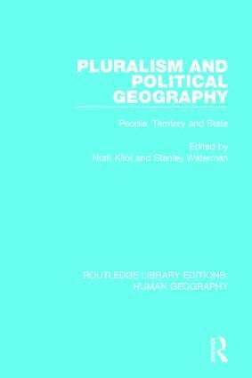 Nurit Kliot, Stanley Waterman - Pluralism and Political Geography, Inbunden