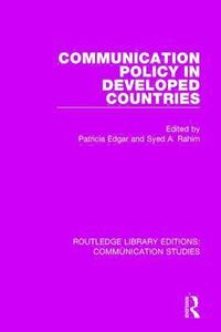 bokomslag Communication Policy in Developed Countries