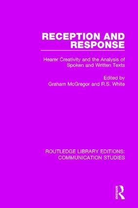 Graham McGregor, R. S. White - Reception and Response, Häftad