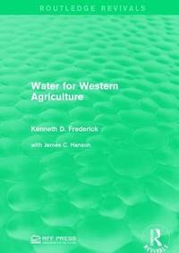bokomslag Water for Western Agriculture