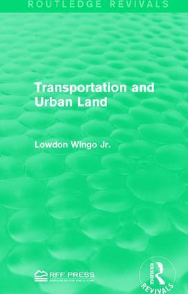 bokomslag Transportation and Urban Land