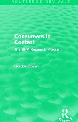 Consumers in Context 1