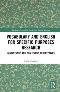 bokomslag Vocabulary and English for Specific Purposes Research
