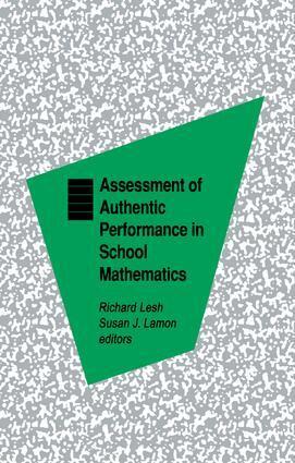 Richard A. Lesh, Susan J. Lamon - Assessment of Authentic Performance in School Mathematics, Häftad