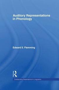 bokomslag Auditory Representations in Phonology