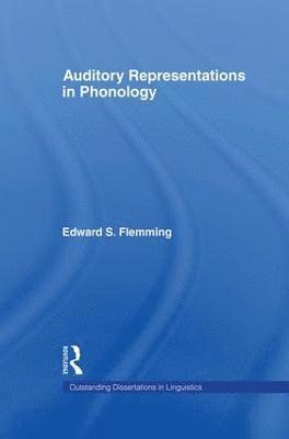 bokomslag Auditory Representations in Phonology