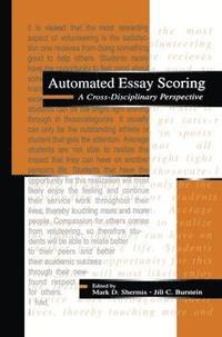 bokomslag Automated Essay Scoring