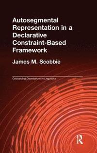bokomslag Autosegmental Representation in a Declarative Constraint-Based Framework