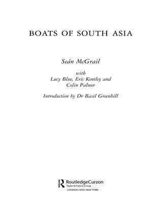 Sean Mcgrail, Lucy Blue, Eric Kentley, Colin Palmer - Boats of South Asia, Häftad