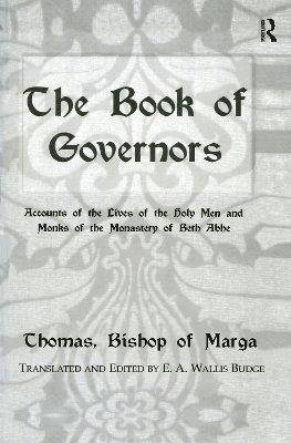 E.A. Wallis Budge, E. a. Wallis Budge, E. A. Wallis Budge - Book Of Governors, Häftad