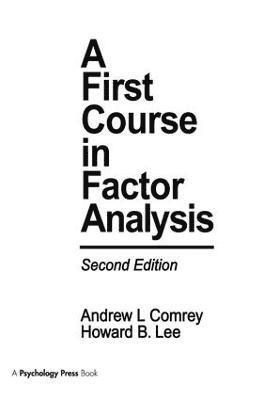 bokomslag A First Course in Factor Analysis