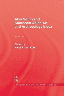 bokomslag Abia South and Southeast Asian Art and Archaeology Index