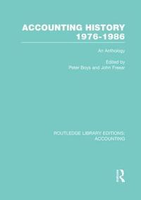 bokomslag Accounting History 1976-1986 (RLE Accounting)