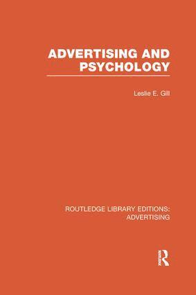 bokomslag Advertising and Psychology