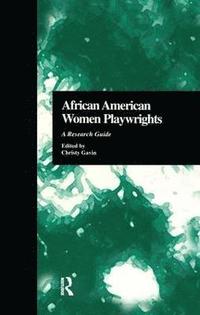 bokomslag African American Women Playwrights