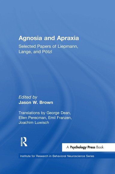 Jason W. Brown, Jason W. Brown - Agnosia and Apraxia, Häftad